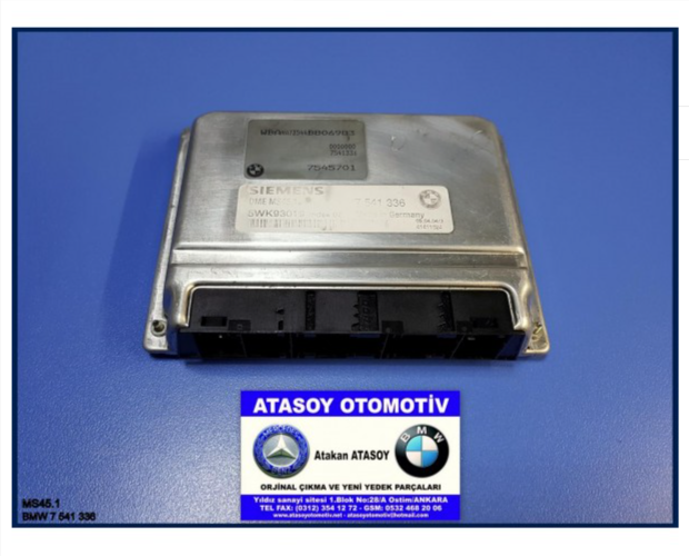 BMW E46 330İ MOTOR BEYNİ BMW E46 330İ MOTOR BEYNİ