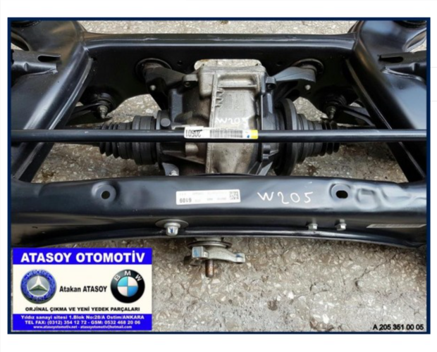 MERCEDES W205 C180 DEFRANSİYEL 3.067 MERCEDES W205 C180 DEFRANSİYEL 3.067