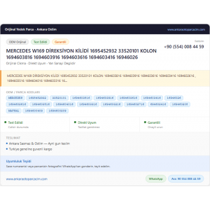 MERCEDES W169 DİREKSİYON KİLİDİ 1695452932
