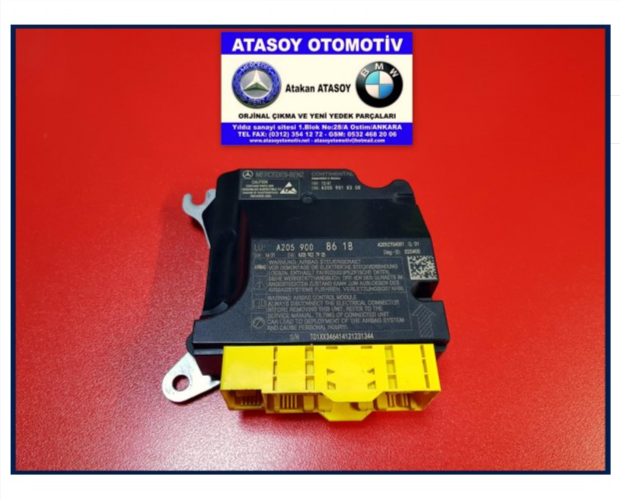 MERCEDES W205 AIRBAG BEYNİ 2059008618