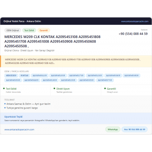 MERCEDES W209 CLK KONTAK A2095453108 MERCEDES W209 CLK KONTAK A2095453108