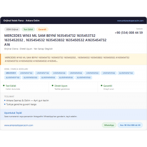 MERCEDES W163 ML SAM BEYNİ
