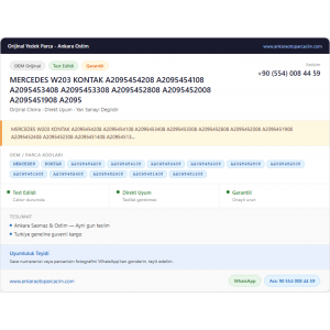 MERCEDES W203 KONTAK A2095454208 A2095454108