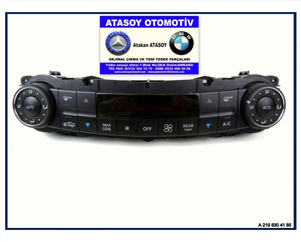 MERCEDES W219 CLS KALORİFER PANELİ MERCEDES W219 CLS KALORİFER PANELİ