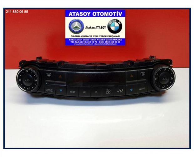 MERCEDES W211 KALORİFER KONTROL PANELİ