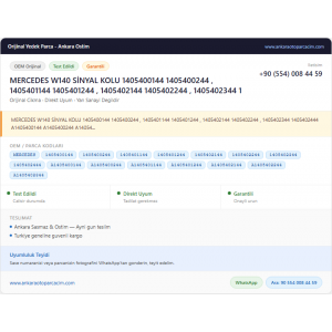 MERCEDES W140 SİNYAL KOLU 1405400144