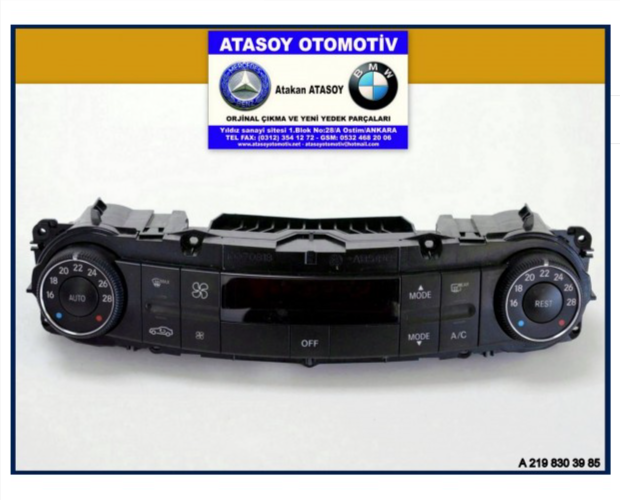 MERCEDES W219 CLS KALORİFER KONTROL