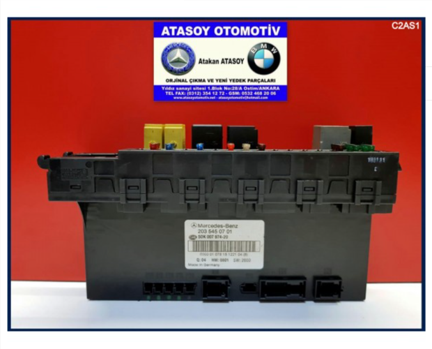 MERCEDES W203 SAM BEYNİ 5DK008486-75 MERCEDES W203 SAM BEYNİ 5DK008486-75