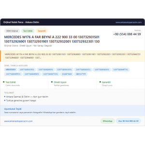 MERCEDES W176 A FAR BEYNİ MERCEDES W176 A FAR BEYNİ