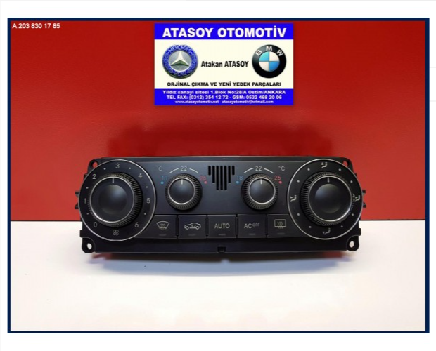 MERCEDES W209 CLK KALORİFER PANELİ MERCEDES W209 CLK KALORİFER PANELİ