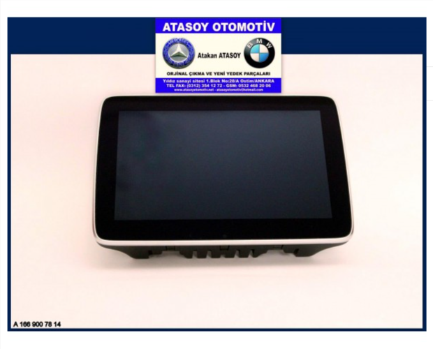 MERCEDES W166 ML EKRAN A1669007814 MERCEDES W166 ML EKRAN A1669007814