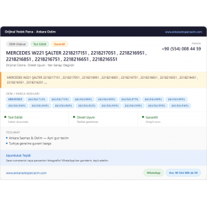 MERCEDES W221 ŞALTER 2218217151 , MERCEDES W221 ŞALTER 2218217151 ,