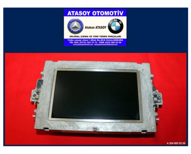 MERCEDES W204 TEYP EKRANI A1729004004