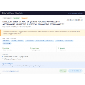 MERCEDES W164 ML KOLTUK ŞİŞİRME MERCEDES W164 ML KOLTUK ŞİŞİRME