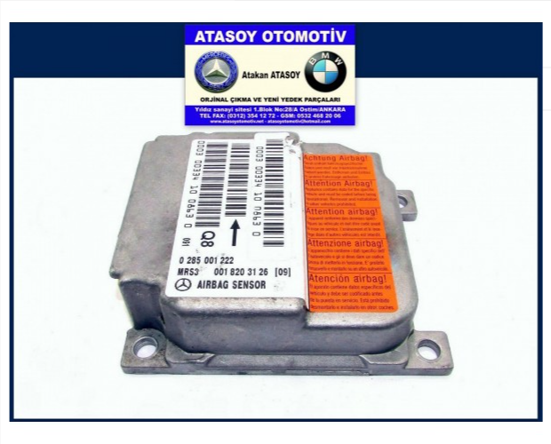 MERCEDES W168 AIRBAG BEYNİ 0018203126