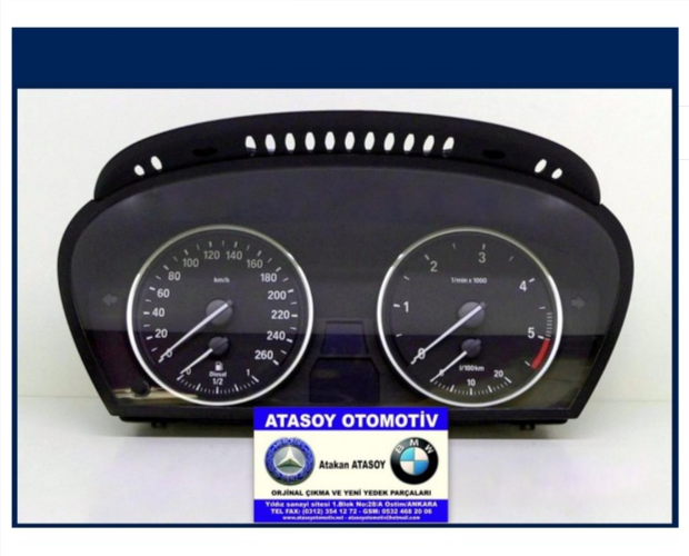 BMW E60 520D KADRAN 62109194889 BMW E60 520D KADRAN 62109194889