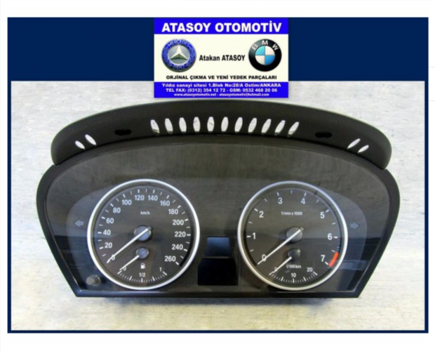 BMW E60 530İ KADRAN 62109194881 BMW E60 530İ KADRAN 62109194881