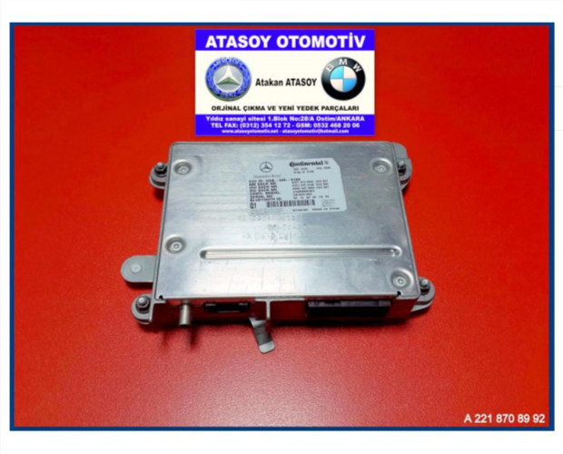 MERCEDES W221 BLUETOOTH BEYNİ A2218708992