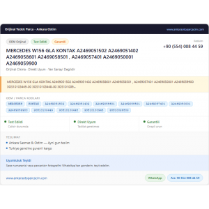 MERCEDES W156 GLA KONTAK A2469051502