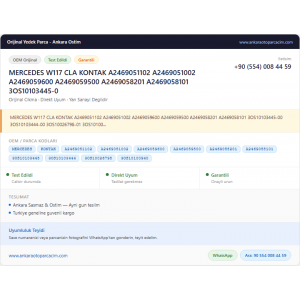 MERCEDES W117 CLA KONTAK A2469051102