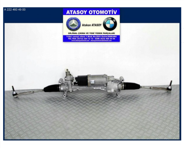 MERCEDES W222 DİREKSİYON KUTUSU A2224606901 MERCEDES W222 DİREKSİYON KUTUSU A2224606901