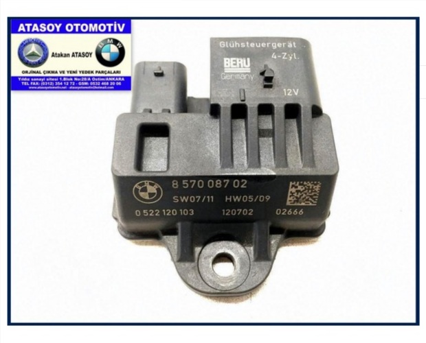 BMW F10 525DX ISITMA BEYNİ