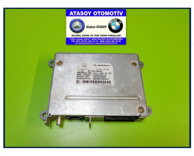 MERCEDES W211 BLUETOOTH BEYNİ A2118703926