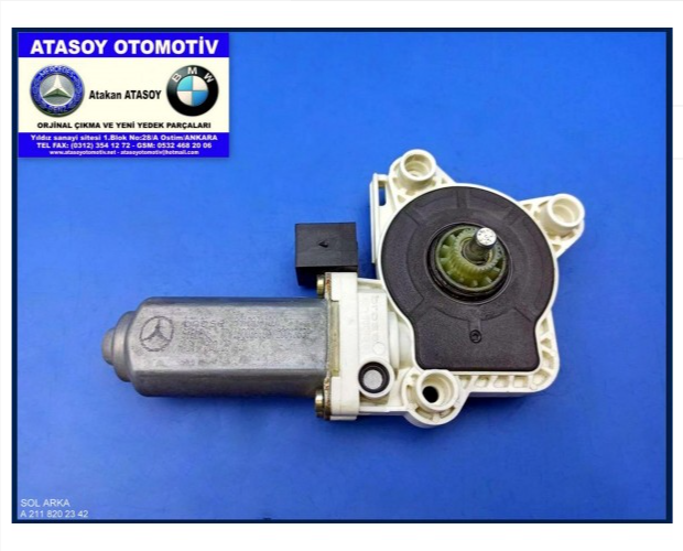 MERCEDES W211 SOL ARKA CAM