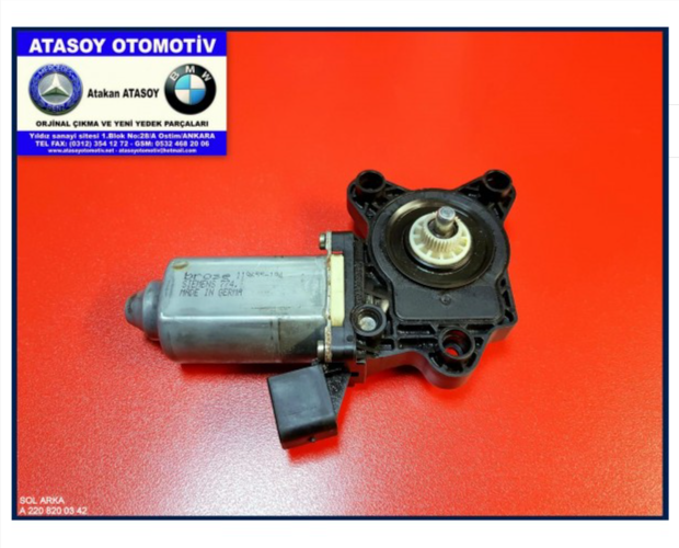 MERCEDES W220 SOL ARKA CAM