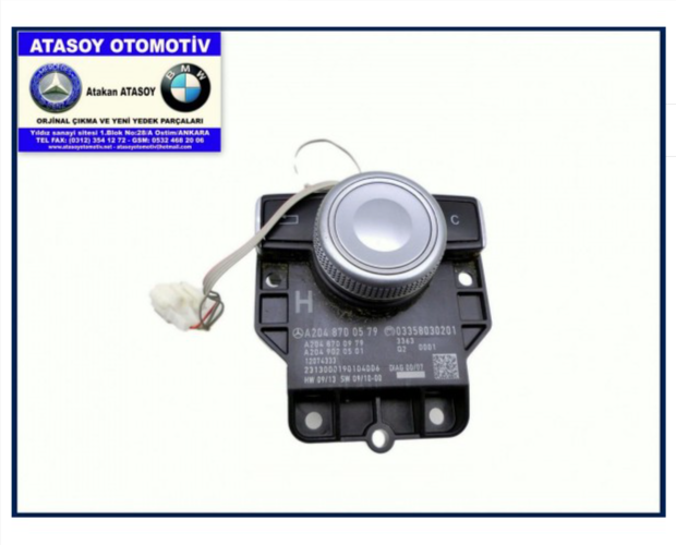 MERCEDES W204 KONTROL BUTONU A2048700579