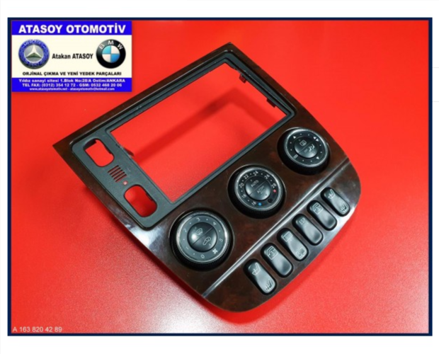MERCEDES W163 ML KALORİFER PANELİ MERCEDES W163 ML KALORİFER PANELİ