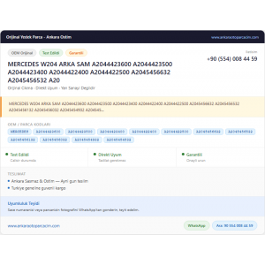 MERCEDES W204 ARKA SAM A2044423600 MERCEDES W204 ARKA SAM A2044423600