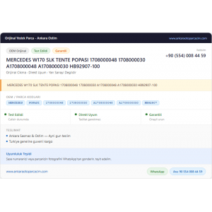 MERCEDES W170 SLK TENTE POPASI MERCEDES W170 SLK TENTE POPASI