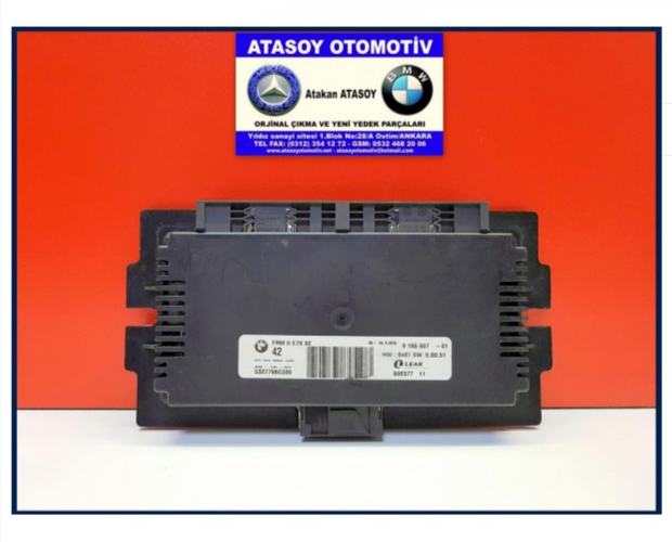 BMW E71 X6 FRM 9342897 BMW E71 X6 FRM 9342897