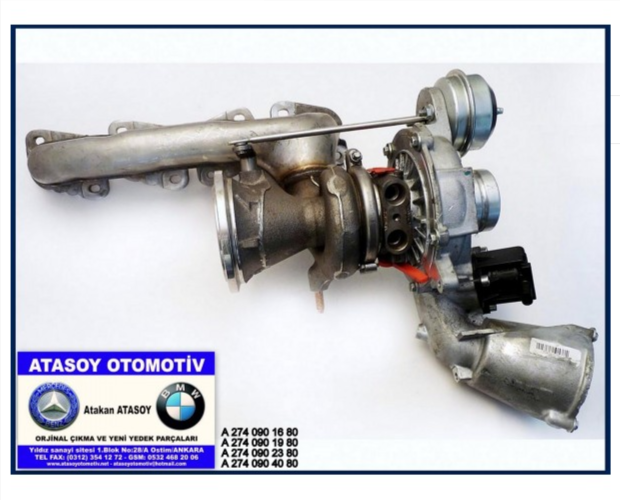 MERCEDES W212 E250CGI TURBO A2740904080 MERCEDES W212 E250CGI TURBO A2740904080