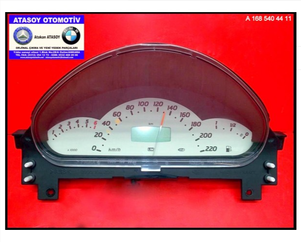 MERCEDES A160 KİLOMETRE SAATİ A1685402547
