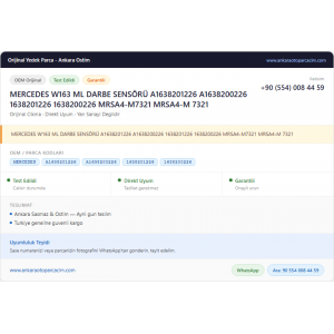 MERCEDES W163 ML DARBE SENSÖRÜ