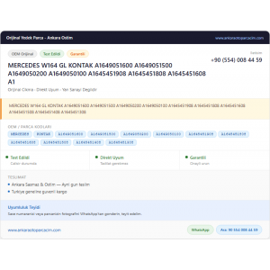 MERCEDES W164 GL KONTAK A1649051600