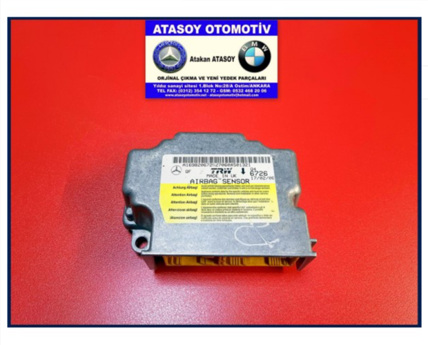 MERCEDES W169 AİRBAG BEYNİ 1698204185