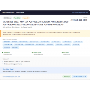MERCEDES W207 KONTAK A2079057201 A2079057101 MERCEDES W207 KONTAK A2079057201 A2079057101