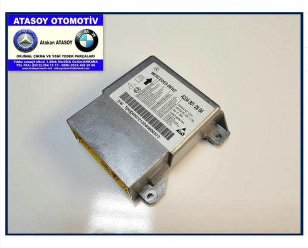 MERCEDES W204 AİRBAG BEYNİ 2049012804