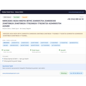 MERCEDES W204 MEDYA BEYNİ 2049005704 MERCEDES W204 MEDYA BEYNİ 2049005704