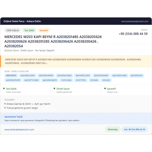 MERCEDES W203 KAPI BEYNİ R