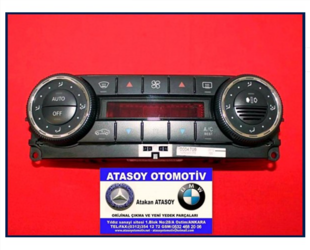 MERCEDES W209 CLK KALORİFER PANELİ MERCEDES W209 CLK KALORİFER PANELİ