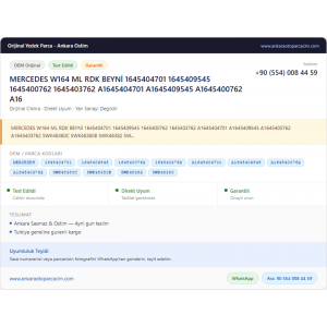MERCEDES W164 ML RDK BEYNİ