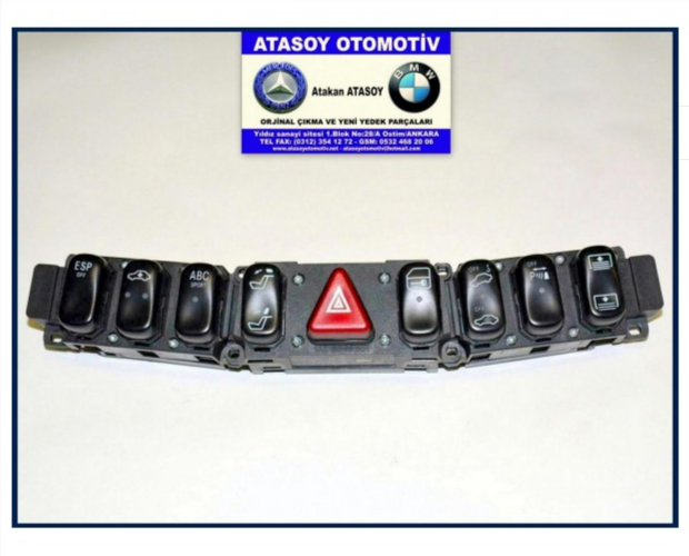 MERCEDES W220 KONTROL DÜĞMESİ 2208214158
