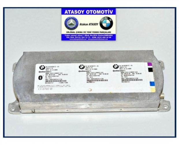 BMW F10 BLUETOOTH BEYNİ 84109231093 BMW F10 BLUETOOTH BEYNİ 84109231093