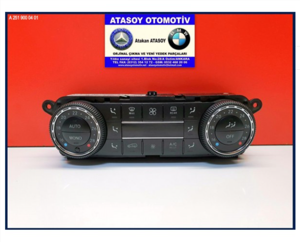 MERCEDES R KLİMA PANELİ 5HB964915-73