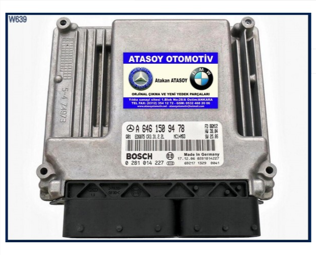 MERCEDES VİTO 109CDI MOTOR BEYNİ
