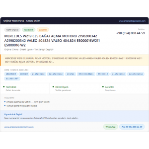 MERCEDES W219 CLS BAĞAJ AÇMA MERCEDES W219 CLS BAĞAJ AÇMA